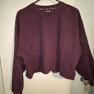 Artizia TNA Boyfriend  Crop Sweatshirt Sz.S burgundy